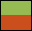 naranja fiesta-verde manzana